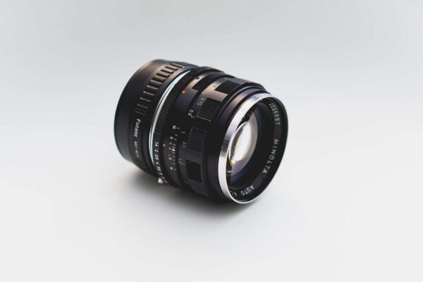 Black Canon DSLR Lens