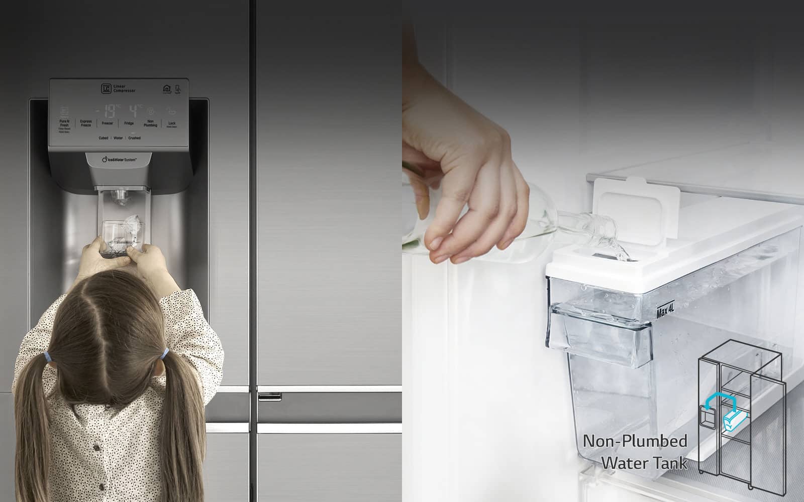 LG Refrigerator | 257 Liters Side By Side Refrigerator - REF 257 CSES-X - Image 4