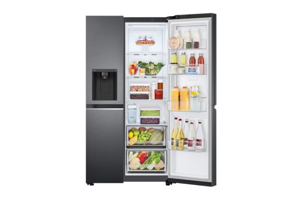 LG Refrigerator | 635 Litres Side by Side Refrigerator With Inverter Linear Compressor, DoorCooling™ And UVnano™ - REF 257 SLRS-J - Image 3