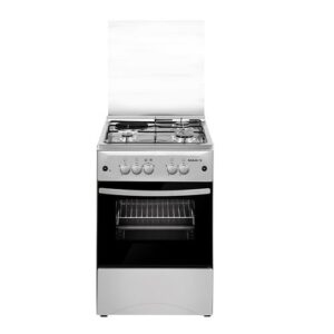Maxi 50x50 3 Gas Burner 1 Electric Standing Gas Cooker -INOX